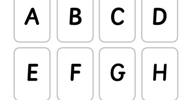 Free Printable Alphabet Letters Upper Case