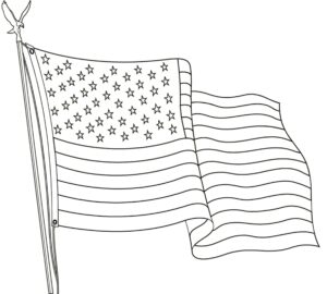 FREE Printable US Flags American Flag Color Book Pages Flag