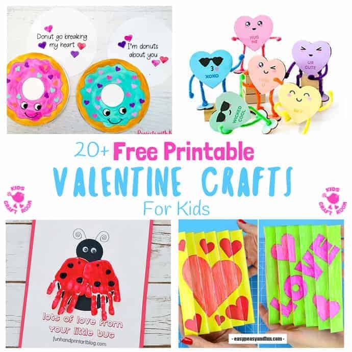 Free Printable Valentine Crafts For Kids Kids Craft Room