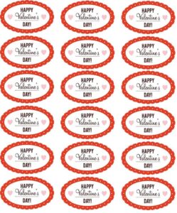 Free Printable Valentine Day Stickers Printable