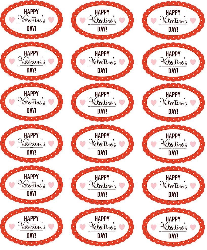 Free Printable Valentine Day Stickers Printable