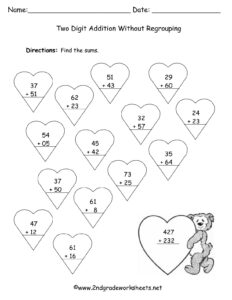 Free Printable Valentine Math Worksheets