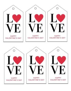 Free Printable Valentine Tags Add A Little Adventure