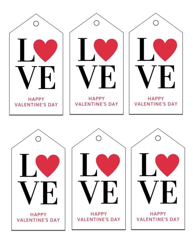 Free Printable Valentine Tags Add A Little Adventure
