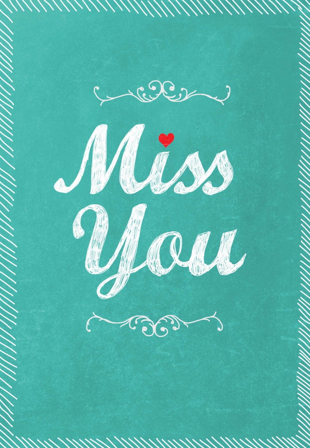Free Printable I Miss You Cards