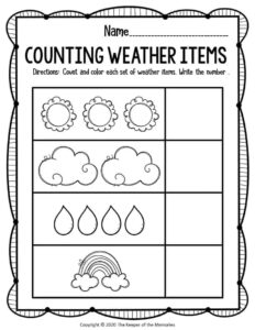 Free Printable Weather Worksheets For Kindergarten Web Students Learn