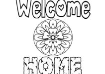 Free Printable Welcome Home Coloring Pages