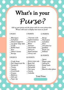 Free Printable What 39 s In Your Purse Game Free Printable