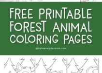 Free Printable Forest Animals Coloring Pages