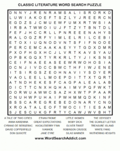 Free Printable Word Search Puzzles Adults Large Print Free Printable