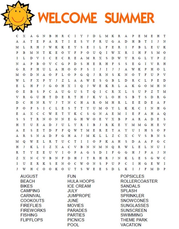 Free Printable Word Searches Activity Shelter