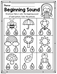 Free Printable Worksheets For Kindergarten Alphabet Printable Worksheets