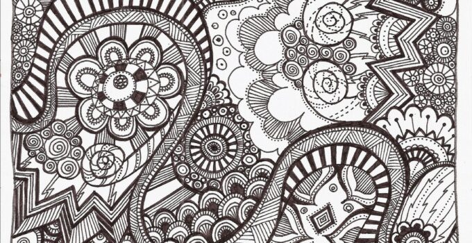 Free Printable Pattern Coloring Pages For Adults