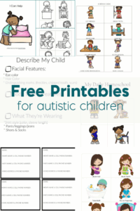 Free Printables For Autistic Children