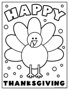 Free Printables For Preschool Thanksgiving