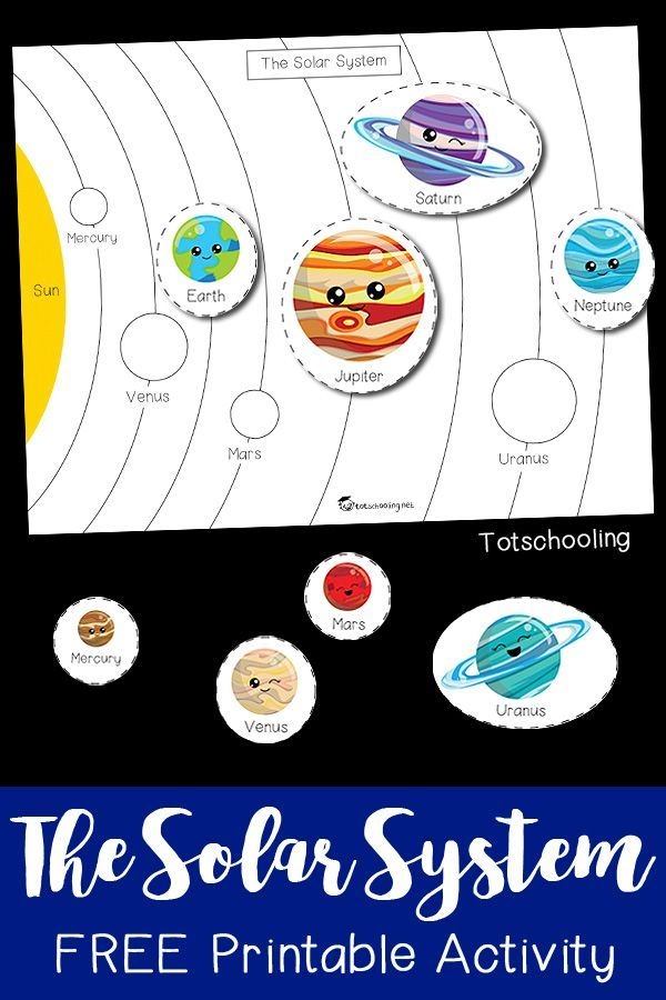 Free Solar System Printables Kindergarten