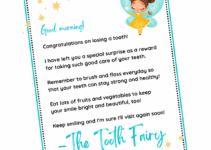 Letters From The Tooth Fairy Free Printable