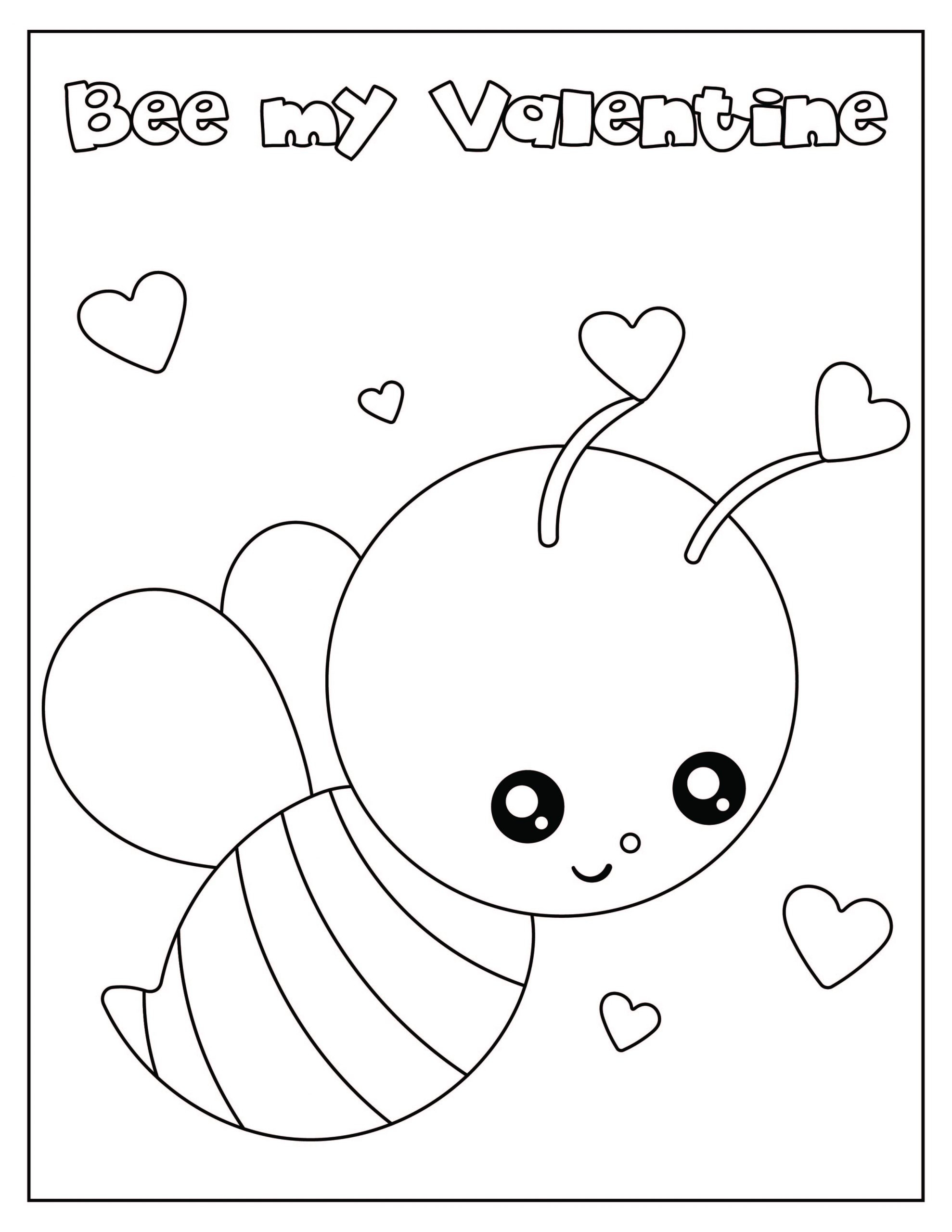 Free Printable Valentine Day Coloring Pages