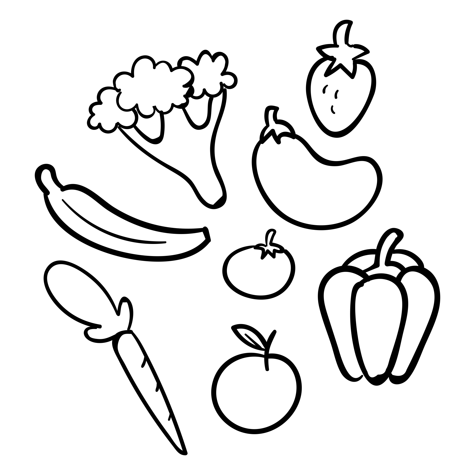 Fruit And Vegetable Templates 10 Free PDF Printables Printablee