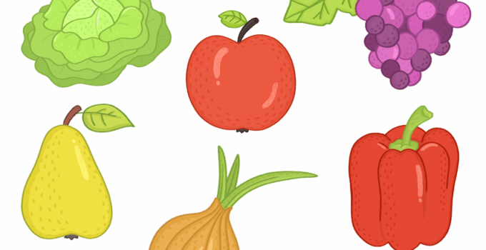 Free Printable Fruit And Vegetable Pictures