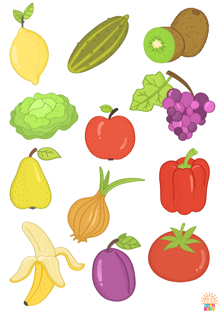 Fruits And Vegetables Printable Printable Free Templates