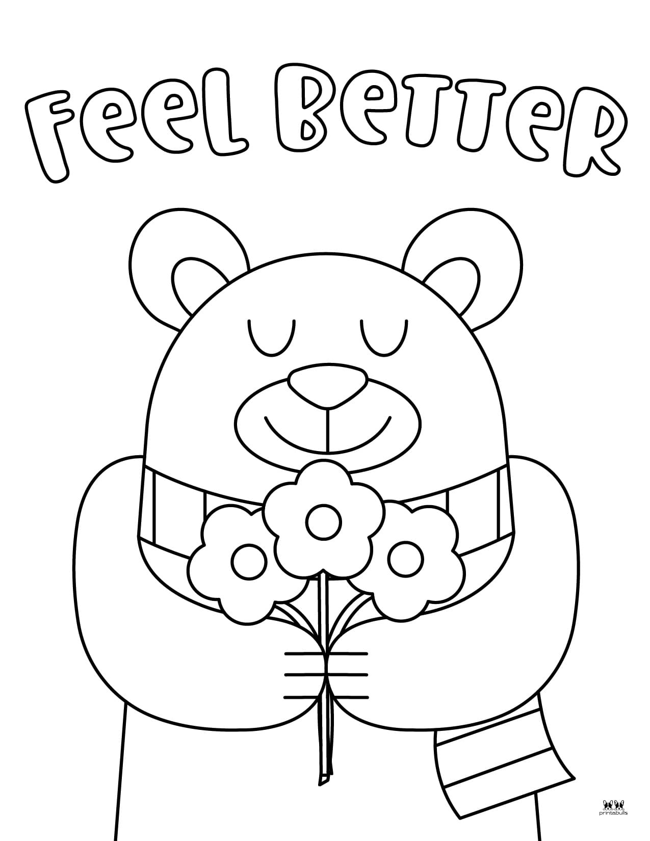 Get Well Soon Coloring Pages 15 FREE Pages Printabulls