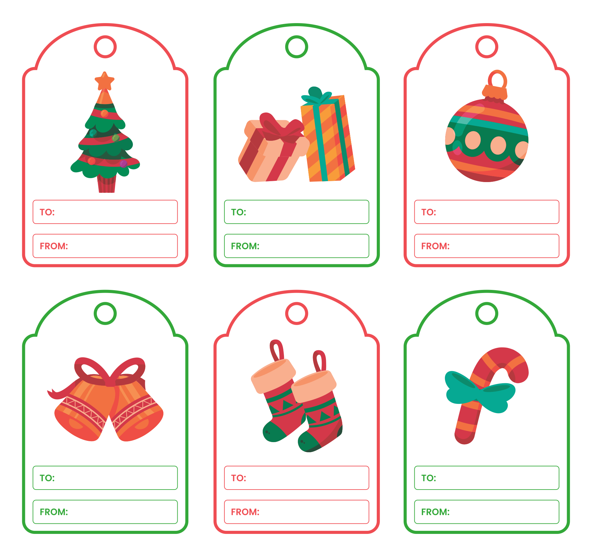 Gift Tags Printable Templates