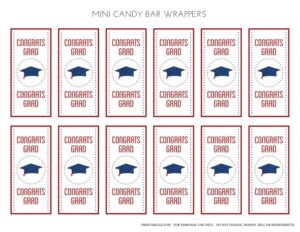Graduation Candy Bar Wrappers Free Printable Printable Templates