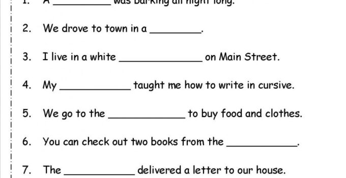 Free Printable 5Th Grade Grammar Worksheets