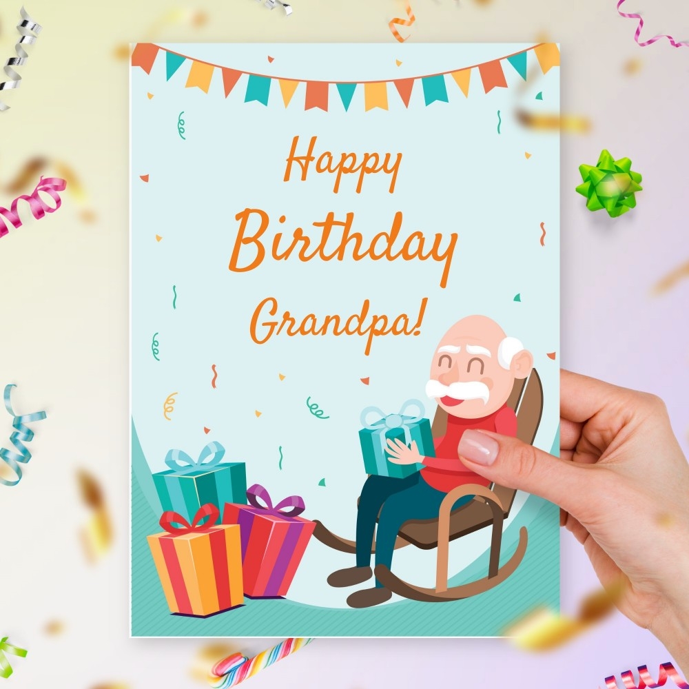 Grandpa Birthday Card Printable Free Printable Templates