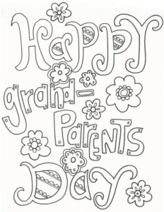 Grandparents Day 3 Coloring Page Free Printable Coloring Pages For Kids