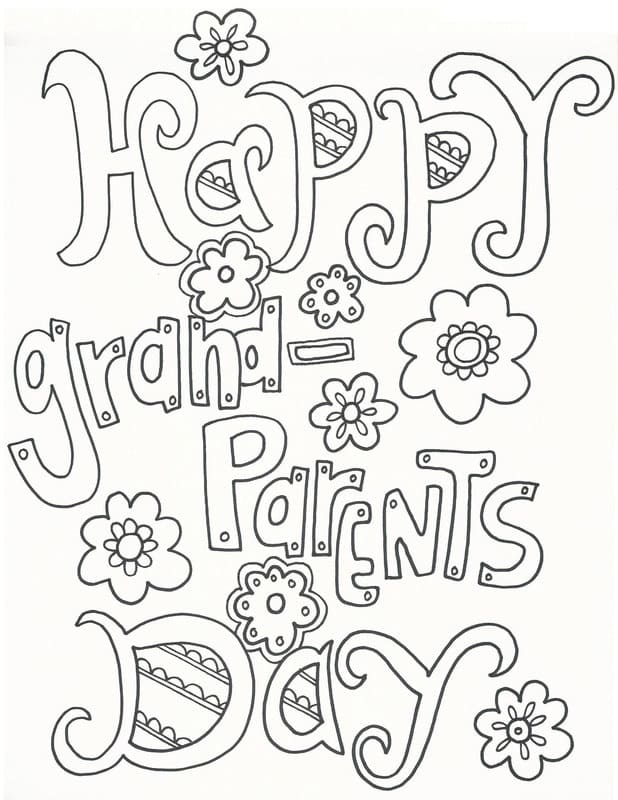 Grandparents Day 3 Coloring Page Free Printable Coloring Pages For Kids