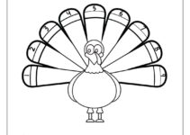 Free Printable I Am Thankful Turkey