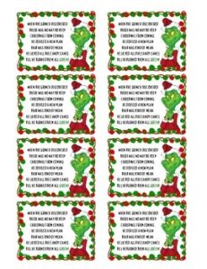 Grinch Candy Canes Printable By Abbi Brenoel TPT