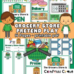 Grocery Store Printable Pretend Play For Kids Your Kids Will LOVE