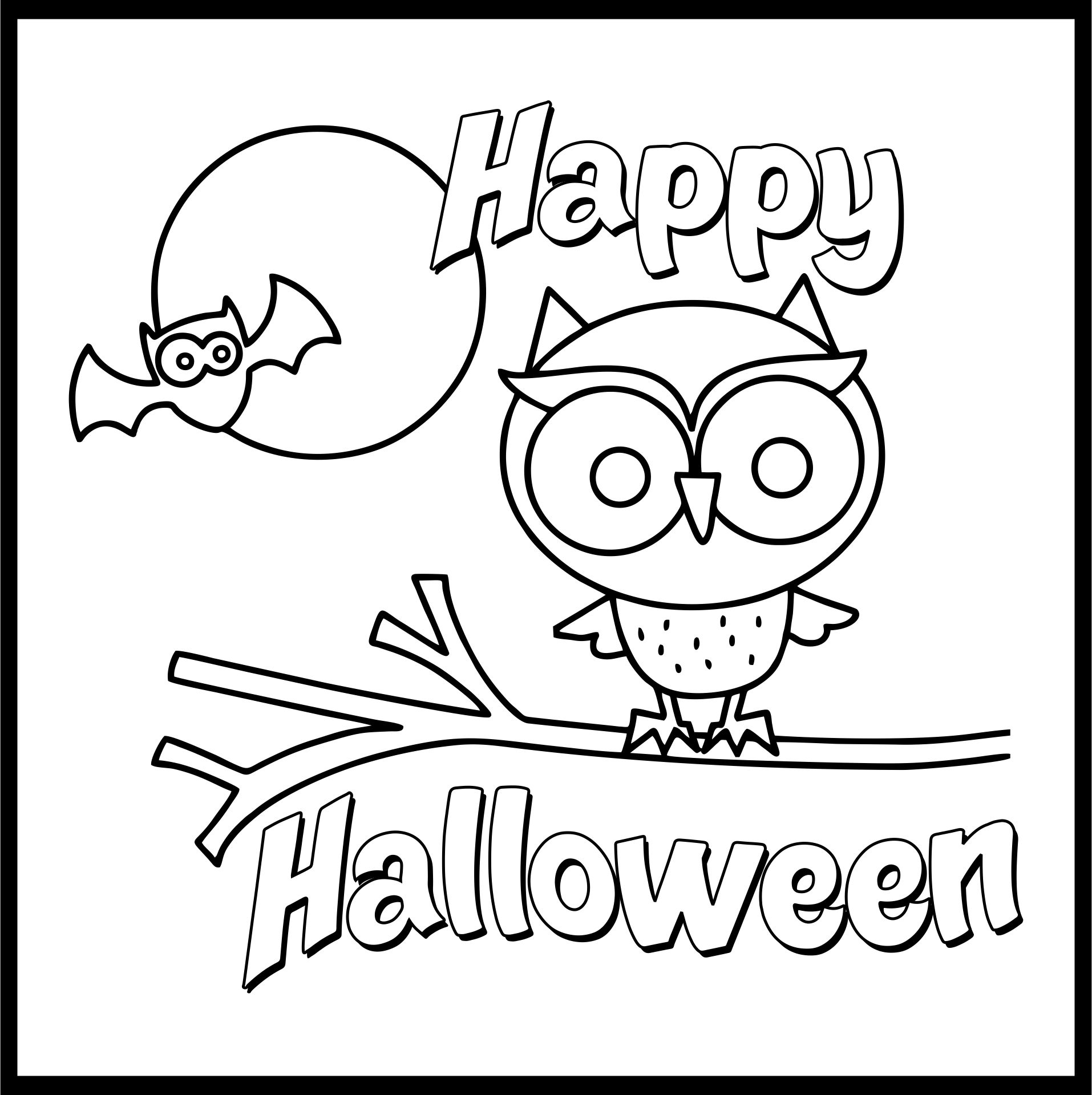Free Printable Halloween Cards To Color