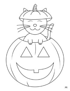 Halloween Cat Coloring Pages 25 FREE Pages Printabulls