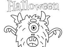 Free Color Pages For Halloween Printable