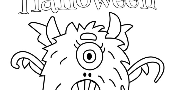 Free Printable Coloring Pages For Halloween