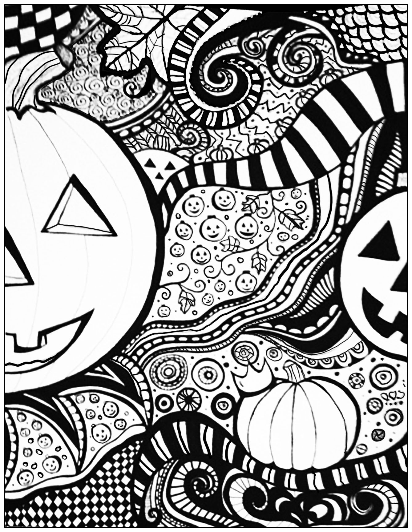 Free Printable Coloring Pages For Halloween