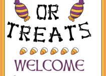Trick Or Treat Signs Printable Free