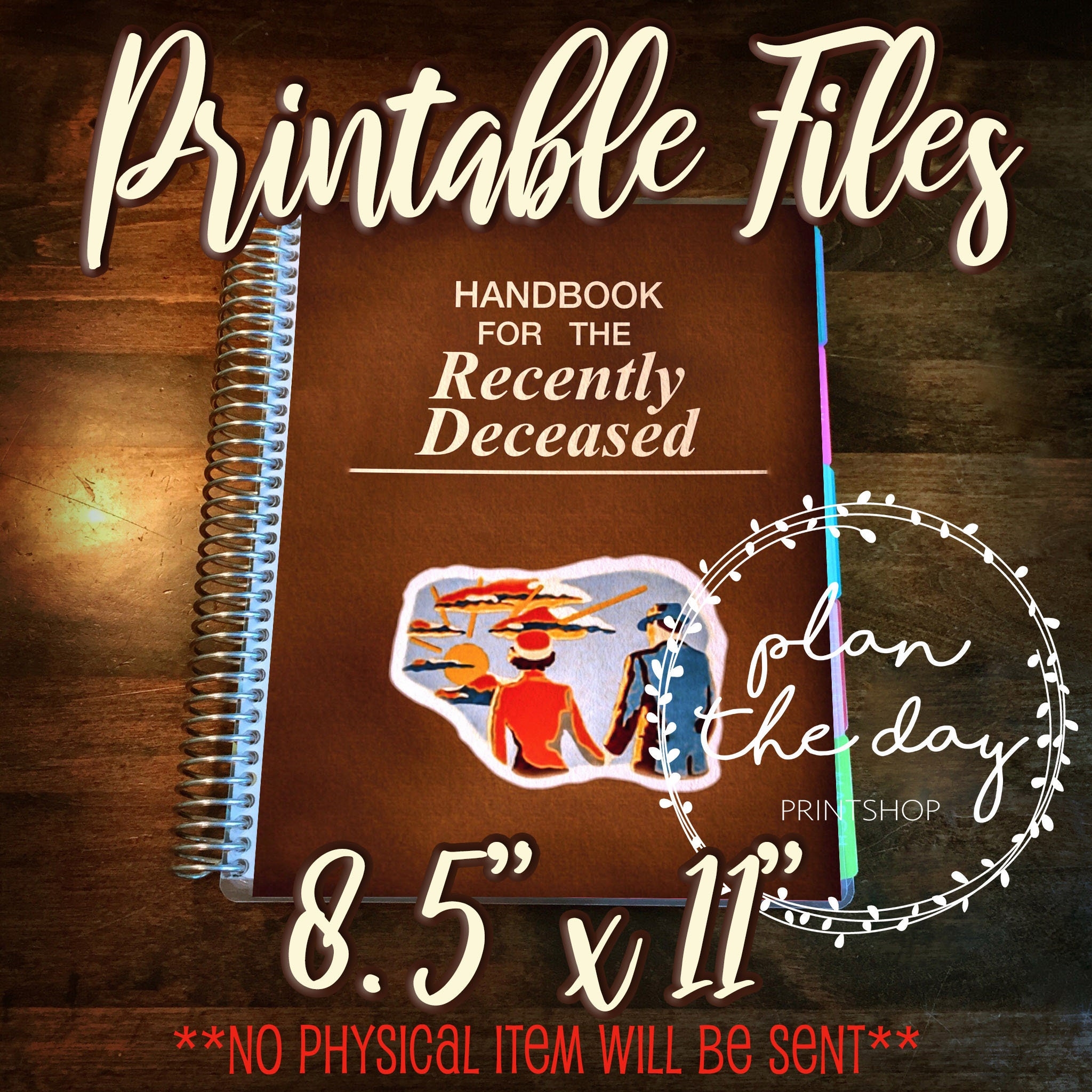 Handbook For The Recently Deceased Free Printable