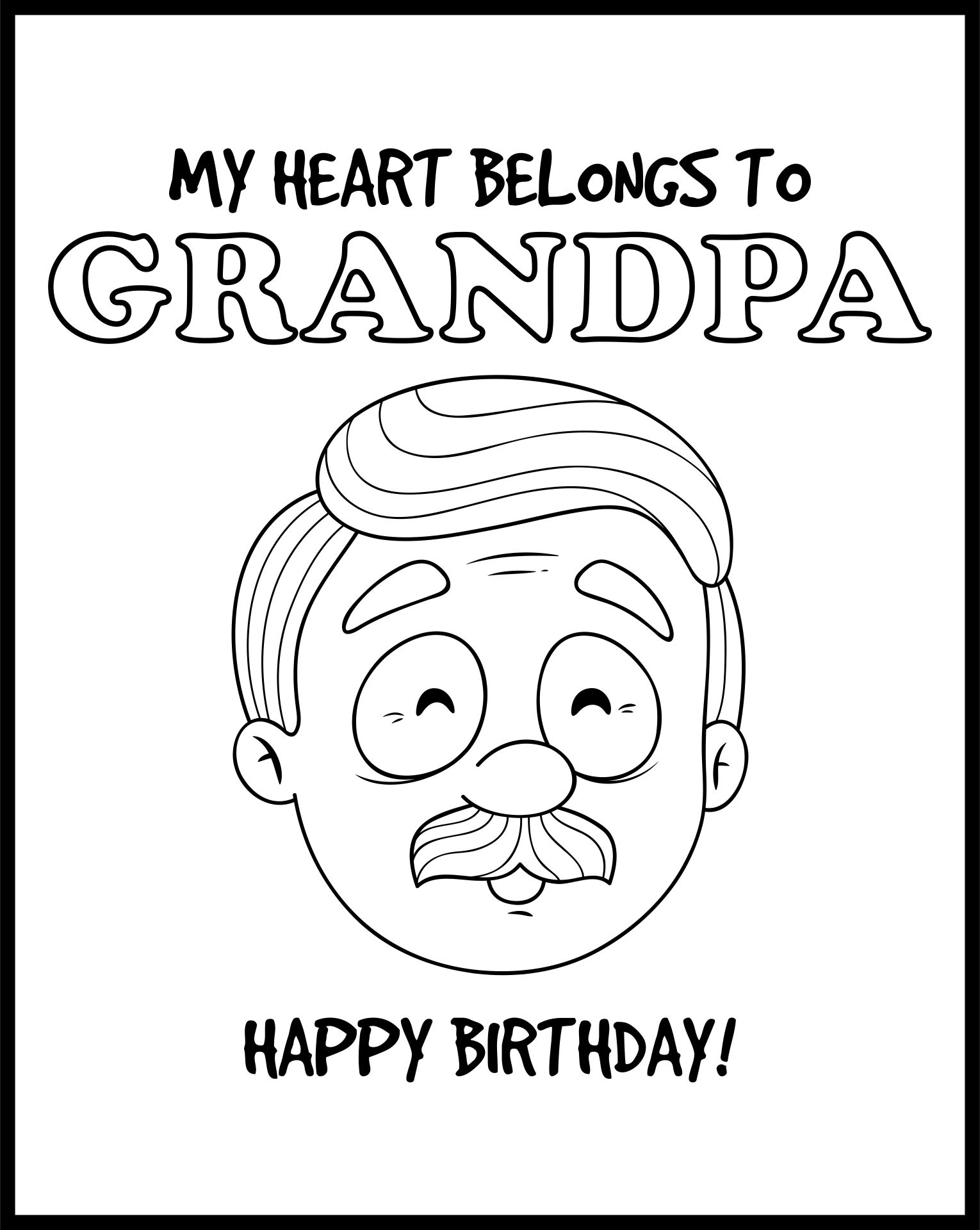 Free Printable Birthday Cards For Grandpa