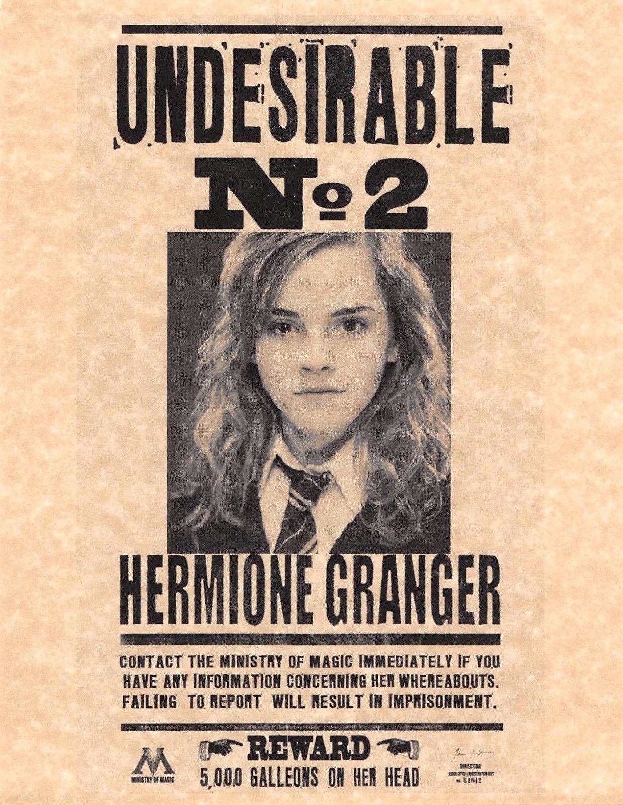 Harry Potter Wanted Poster Printable Printable Templates Free