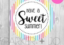Have A Sweet Summer Free Printable Tag