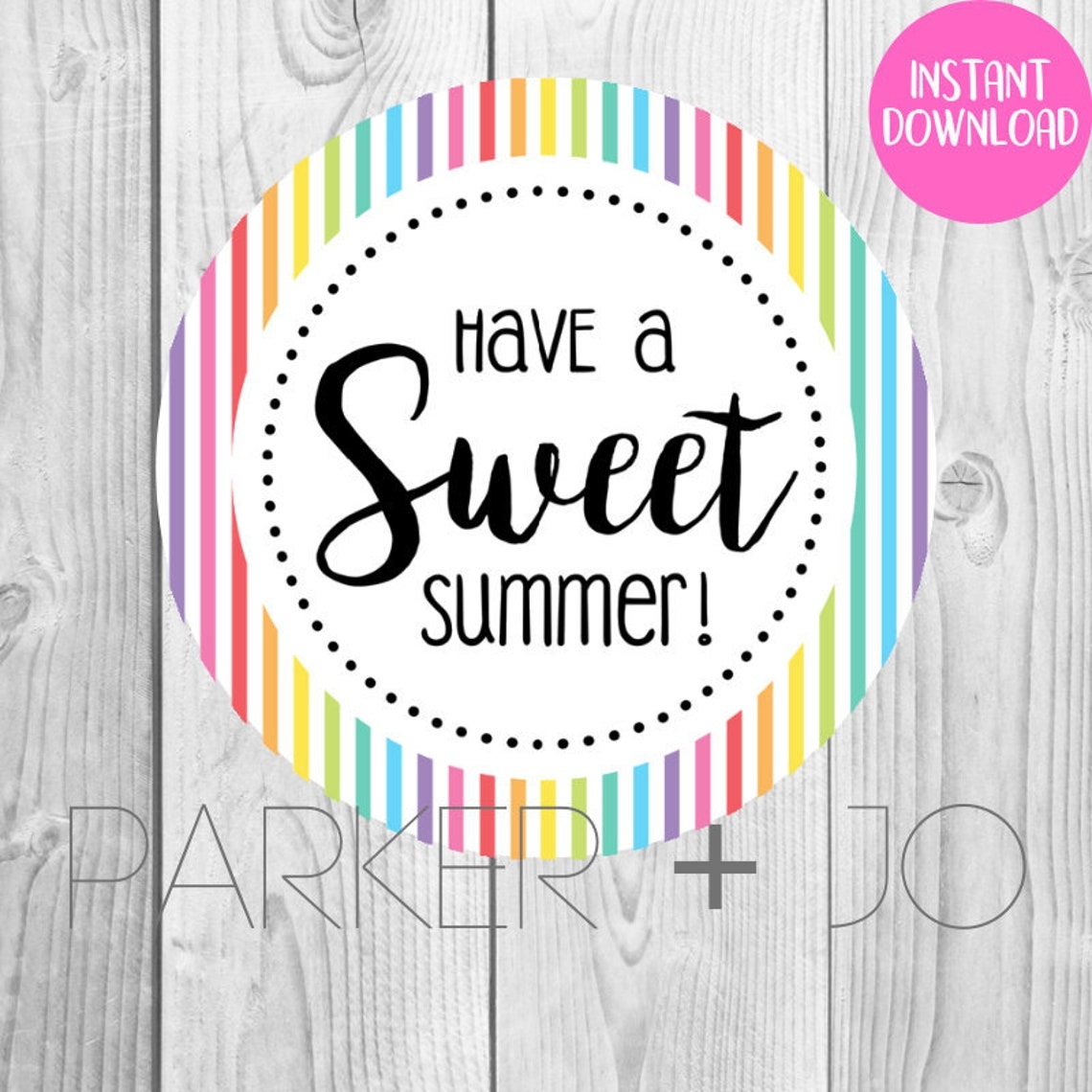 Have A Sweet Summer Printable Tag Printable Word Searches