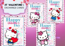 Free Printable Hello Kitty Valentines Day Cards