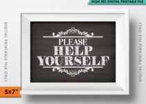 Please Help Yourself Sign Free Printable