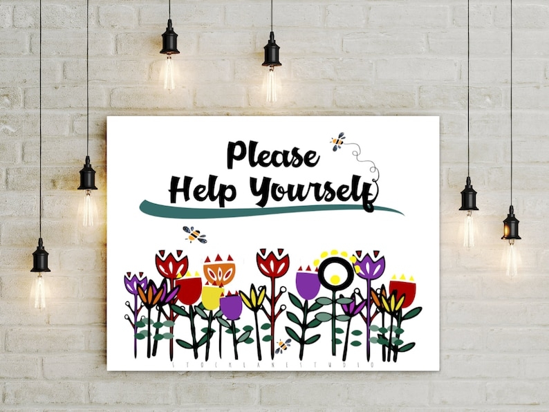 Please Help Yourself Sign Free Printable