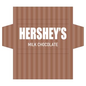 Hershey Chocolate Bar Wrapper Template Printable Calendars AT A GLANCE